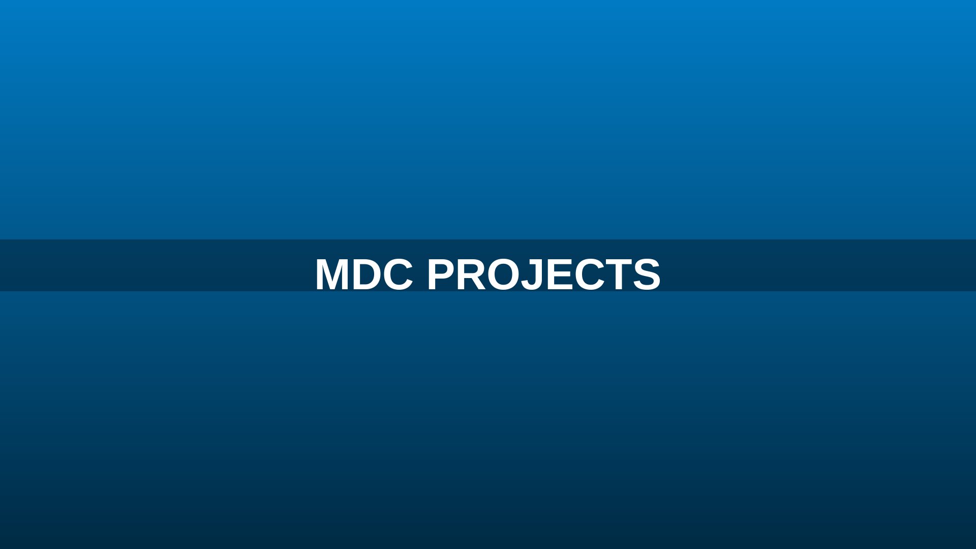 MDC Projects - Building Excellence in the Garden Route